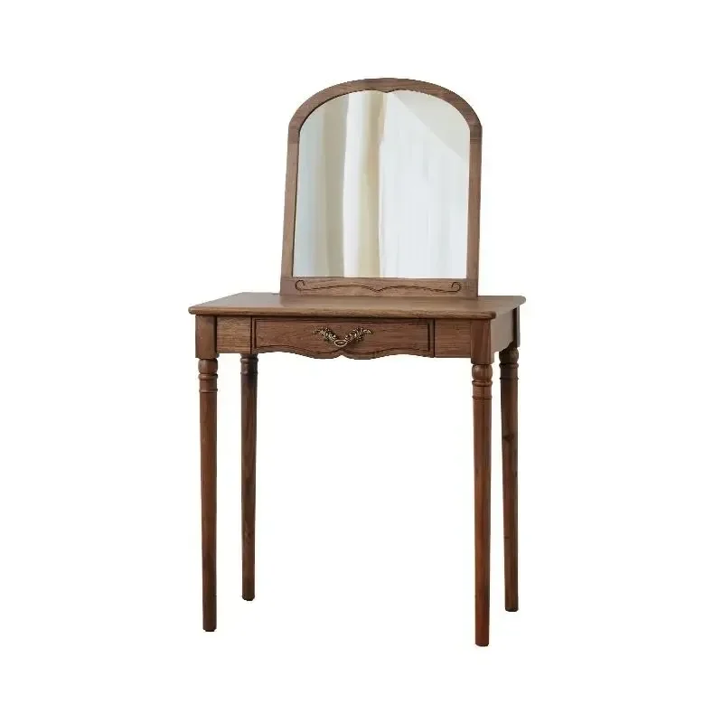 مرآة تخزين، أدراج طاولة الغرور، منظم صغير إسكندنافي، خزائن فتاة الزاوية، مكتب مكياج، أثاث غرفة نوم فريد من نوعه