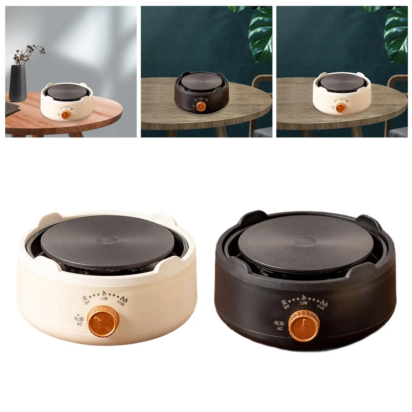 Electric Stovetop,Small Hot Plate Single Burner Coffee Tea Heater for Camping Home