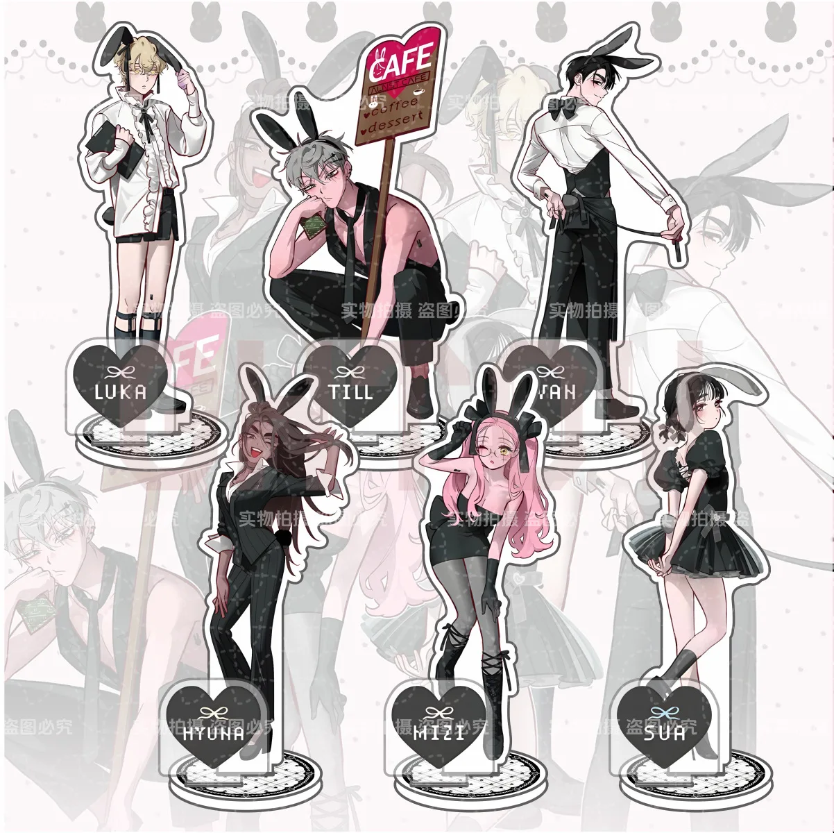 15cm/5.91in Alien Stage Acrylic Stand Anime Peripheral Till IVAN Desktop Display Ornaments Collection Birthday Gift for Girl Boy