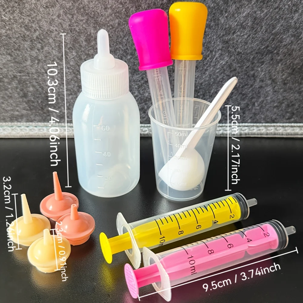 Baby Pet Care Set with Feeding and Measuring Accessories description 6