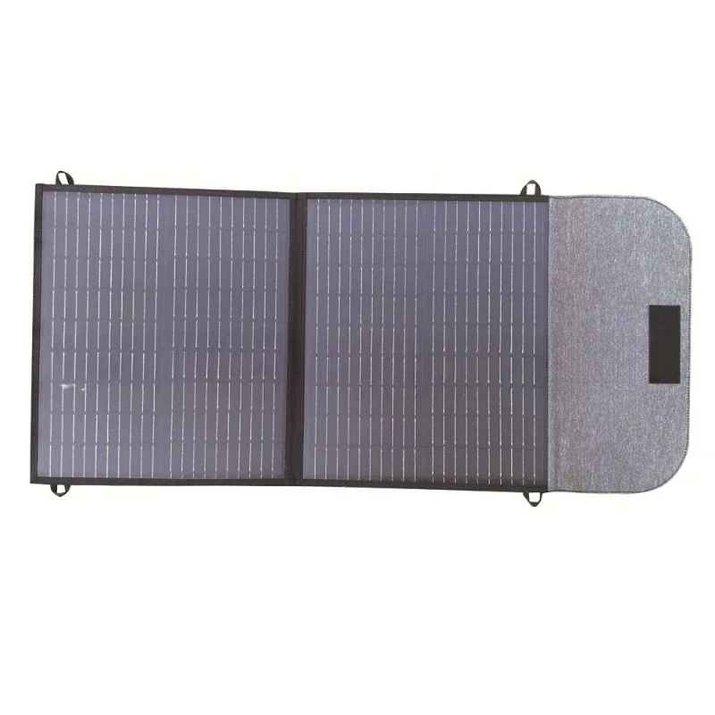 

60W portable solar folding bag monocrystalline silicon battery 18V outdoor camping RV emergency power outage charging board