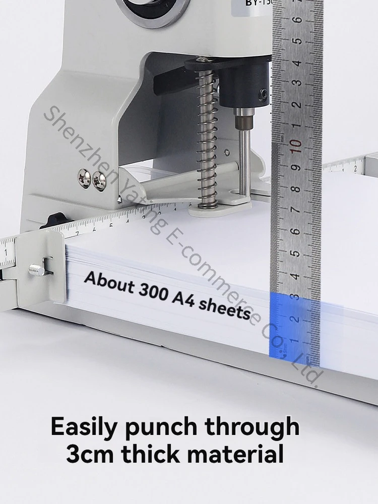 Fabric Tag Punching Machine T30J Single Hole Manual Punching Machine Photo Album Tag Recipe Puncher Punching Machine