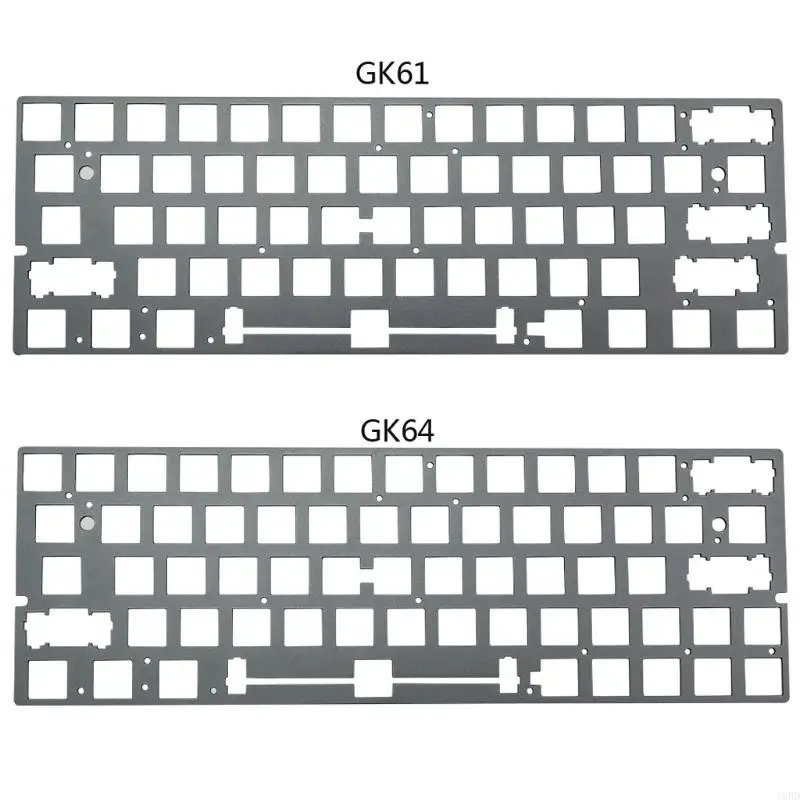 

A9BD 60% DZ60 Plate for DIY Mechanical Keyboard Stainless Steel Plate GH60 XD64 DZ60