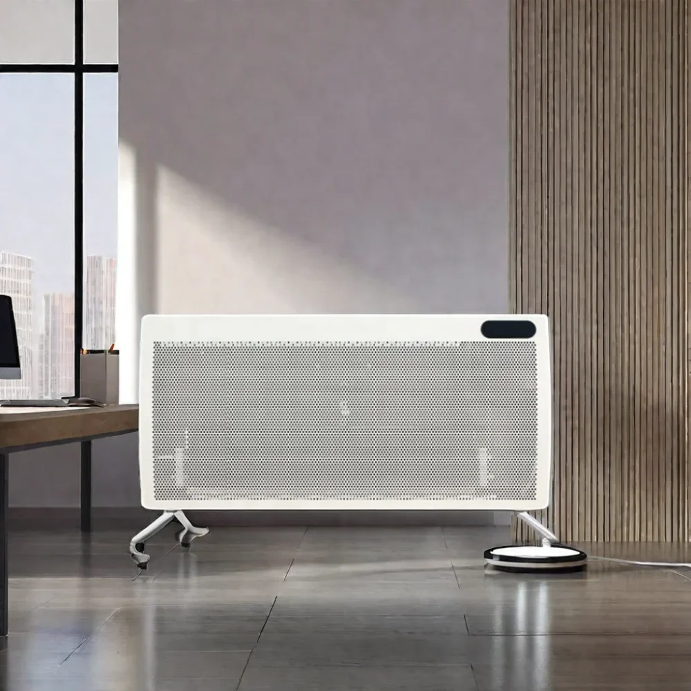 سخان مسخن لوحة معدنية منحنية محمولة رخيصة الثمن لغرفة المعيشة مقاوم للماء مع وظيفة الحماية من الحرارة الزائدة