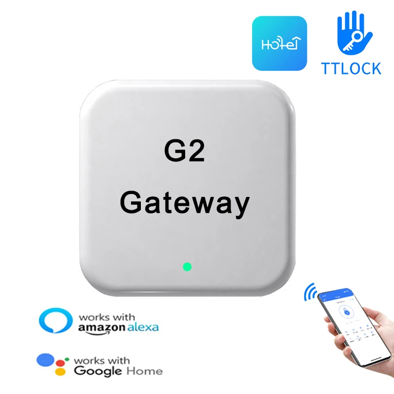 G2 Bluetooth Gateway For TTLock – Wi-Fi Bridge For Smart Door Locks, Works With Alexa & Google Home