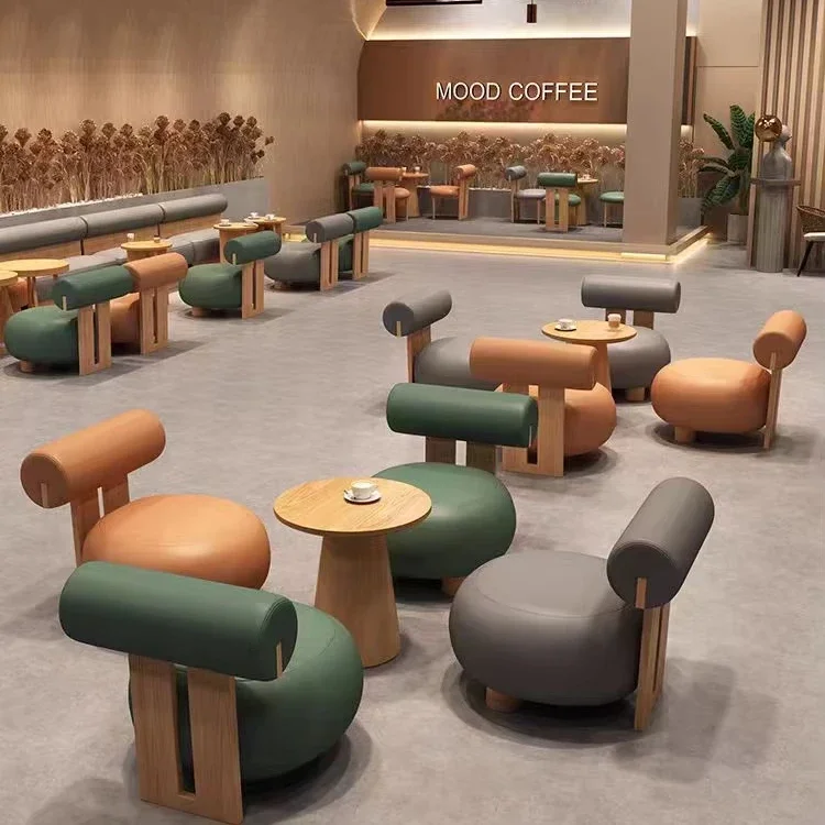 

s#A Modern Restaurant Furniture Wooden Frame Dining Table Chair Set Cafe Bar Hotel Restaurant