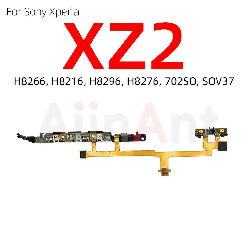 Aiinant on/off Volume Buttons Side Key Power Flex Cable For Sony Xperia X XZ XZs XZ1 XZ2 XZ3 1 2 3 Compact Premium Performance