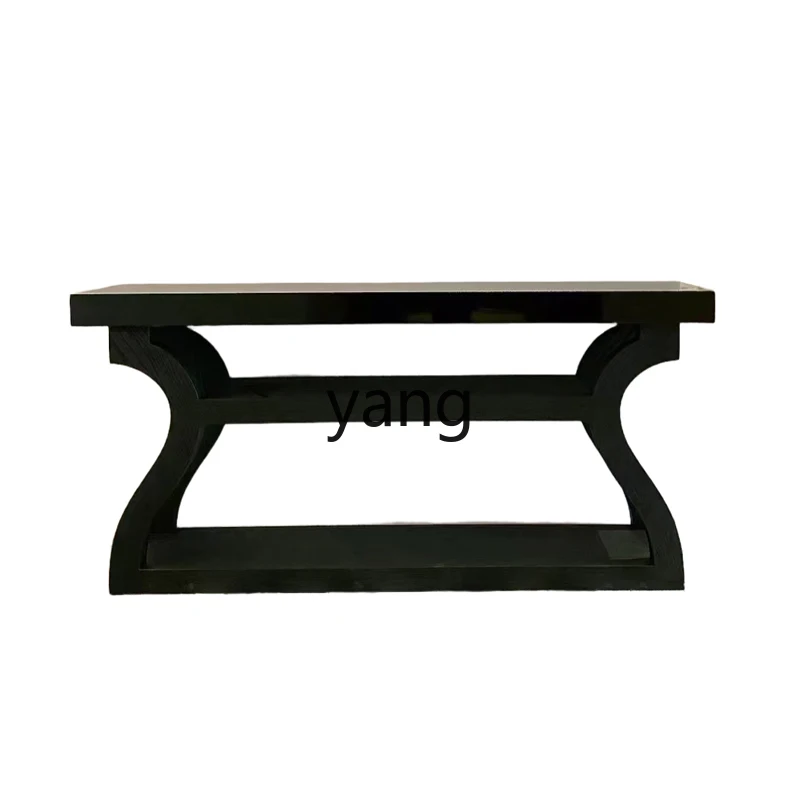 LMMFrench retro solid wood porch, corridor aisle, entry foyer, entrance table