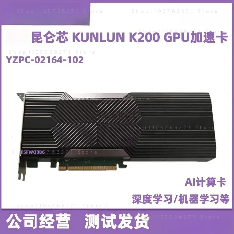 Kunlunxin K200 AI Acceleration Card KUNLUN K200 GPU Acceleration Card AI Computing Deep Learning