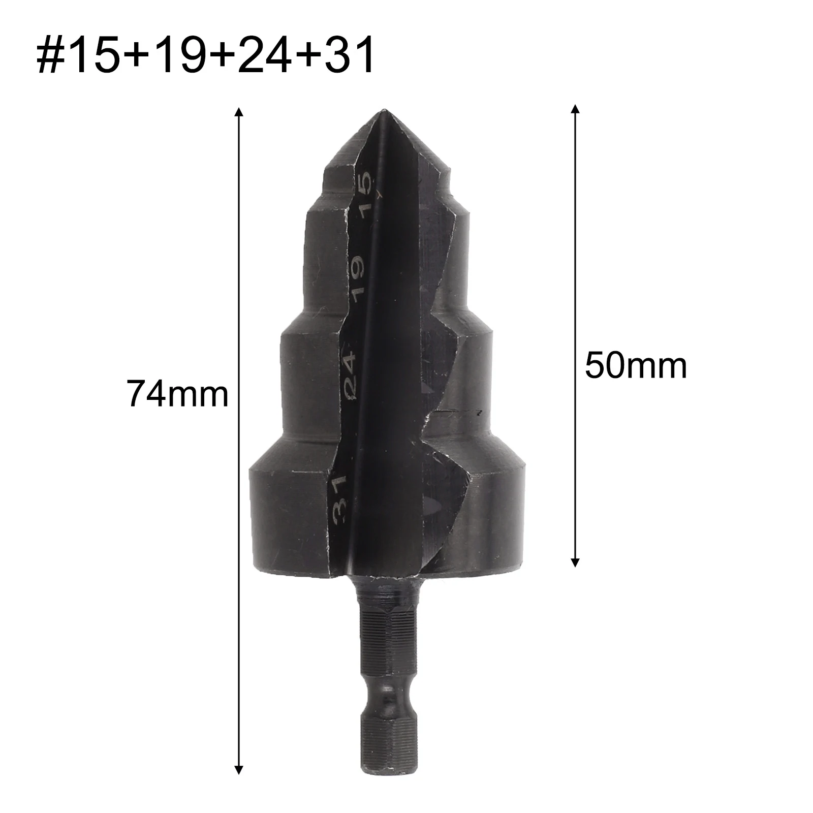 1pc PPR Drill Bit 6.35mm Hexagonal Handle 15-31mm For Water PVC Pipe Expander Connector Repair Plumber Tool