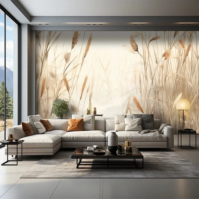 Modern Abstract Art Custom Wallpaper 3D Chinese Style Landscape Sofa Background Wall Mura Home Decor Papel De Parede Frescoes