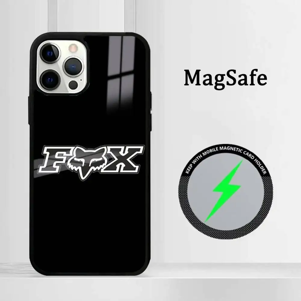 

F-fOXeS Luxury Phone Case Magnetic Glass Phone Case For Iphone 16 15 14 12 11 13 Pro Max Mini Puls Cover