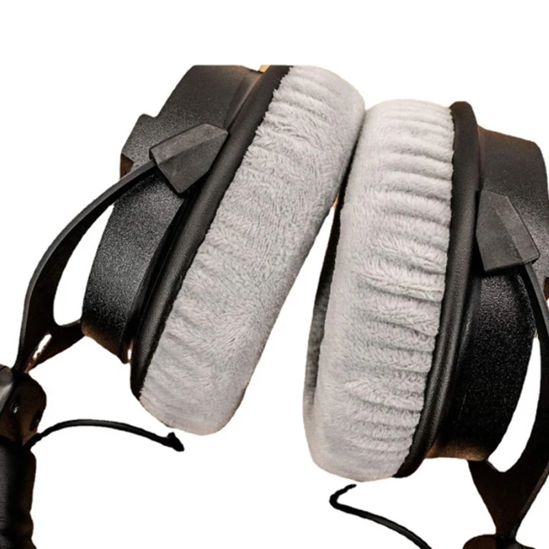 1Pair Soft Earpads Compatible For Beyerdynamic DT990 / DT880 / DT770 PRO Earphone Memory Foam Earcup Easily Replaced Ear Cushion