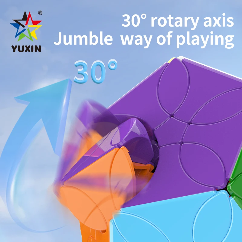 Yuxin 꽃잎 Megaminx 매직 스피드 큐브 재미 있고 예쁜 큐브 스티커가없는 전문 Fidget 장난감 퍼즐 장난감 어린이 선물