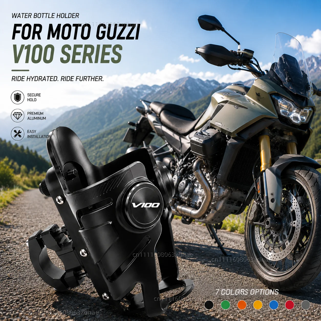 

Motorcycle Water Bottle Holder For Moto Guzzi V100 Series 2022-2024 Coffee Beverage Tea Cup Support Modification Accessories