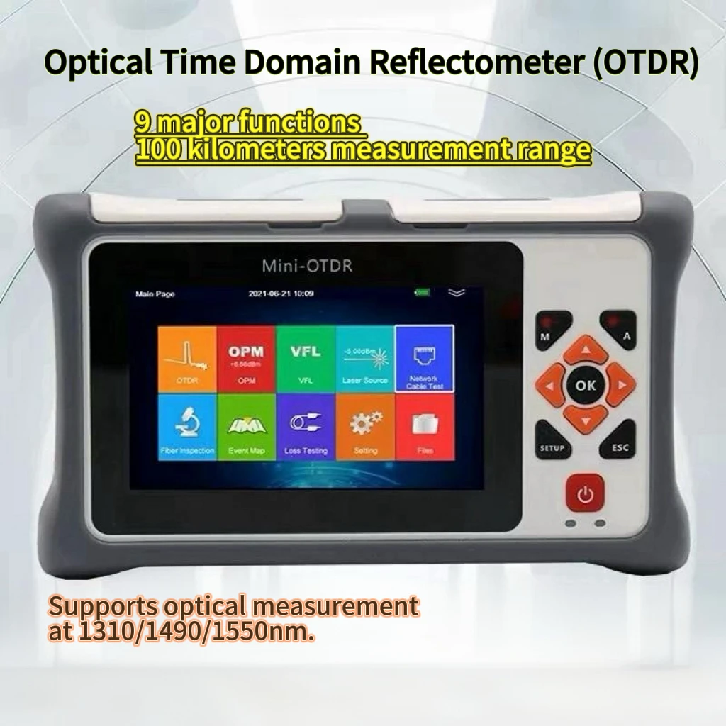 HJ1100,Optical Time Domain Reflectometer (OTDR) with optical test fault locator and loss tester