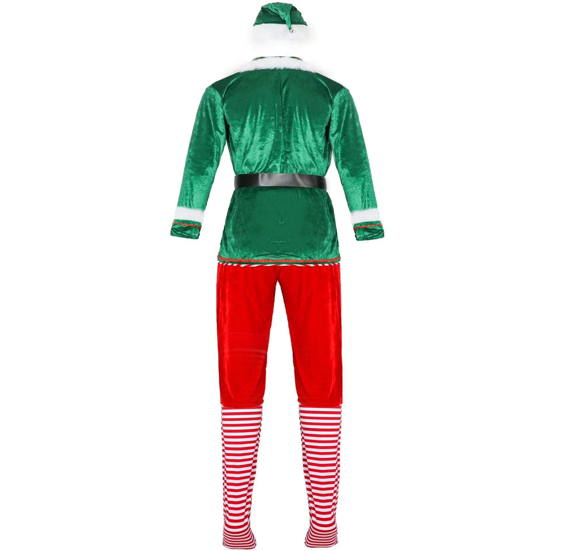 Roupas de Natal masculinas grandes para performance em palco Roupas de Natal Cosplay Roupas de Natal masculinas