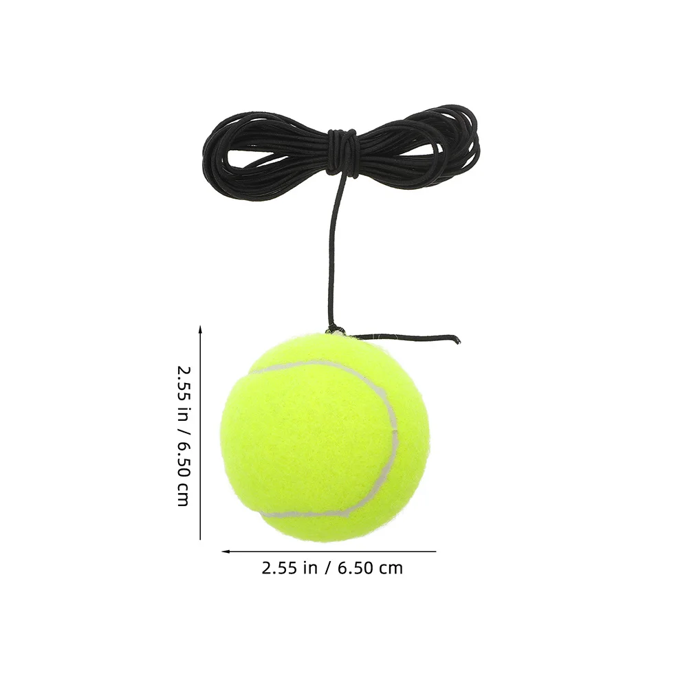 Équipement d'entraînement de Tennis Compact avec balle en corde élastique, 2 pièces, idéal pour une pratique indépendante, améliore la flexibilité et les yeux des mains