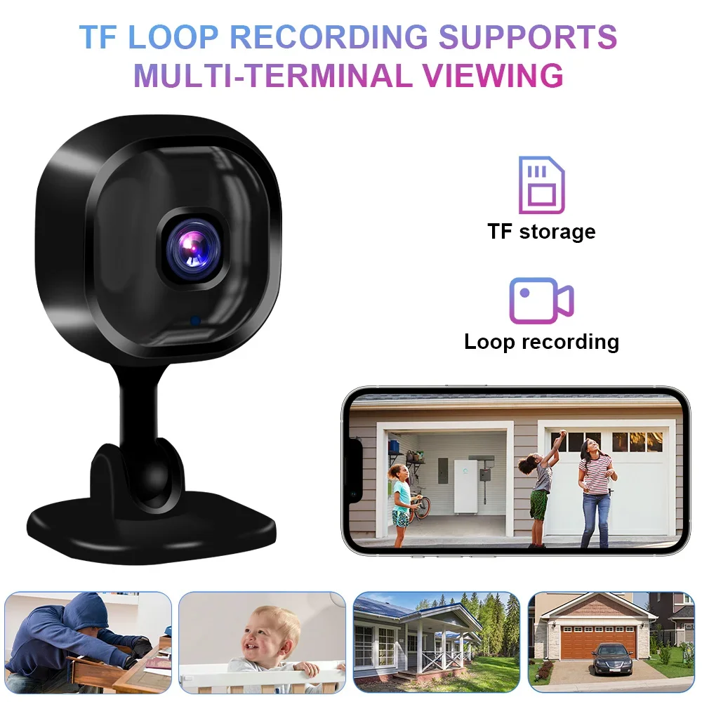 

1080P HD Mini Security IP Camera CCTV Wireless WiFi Home Indoor Cam Home Supplies Voice Intercom