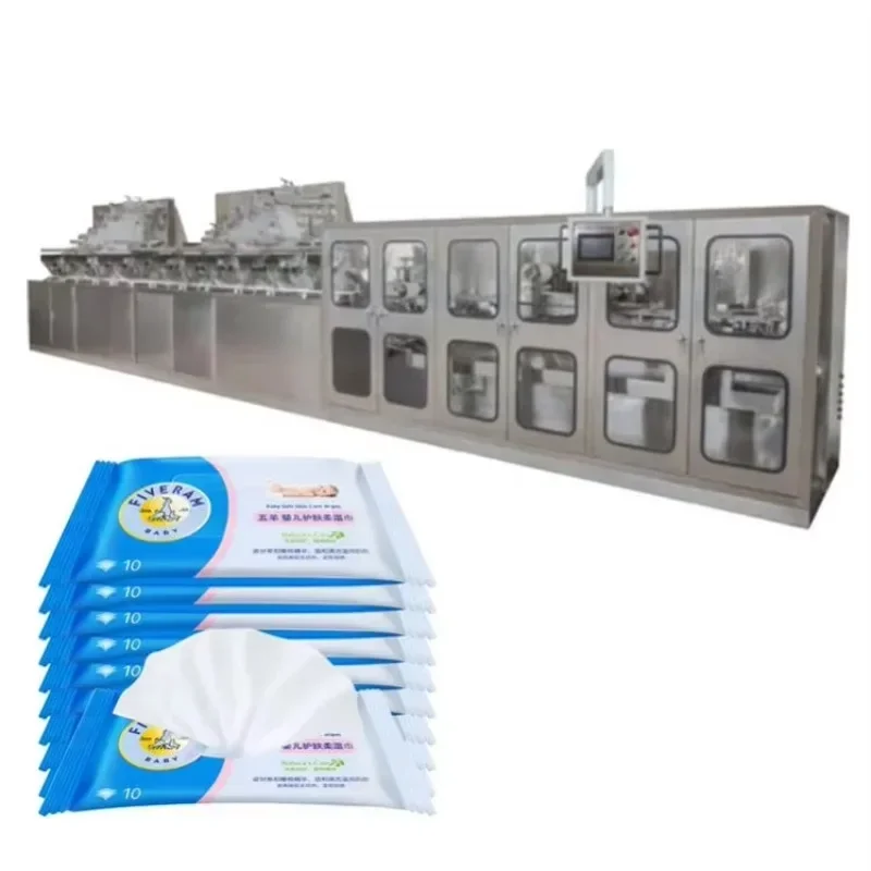 YG Single Baby Packing Machine Small Wet Wipe Baby Wet Tissue Making Machine Production Line For Sale