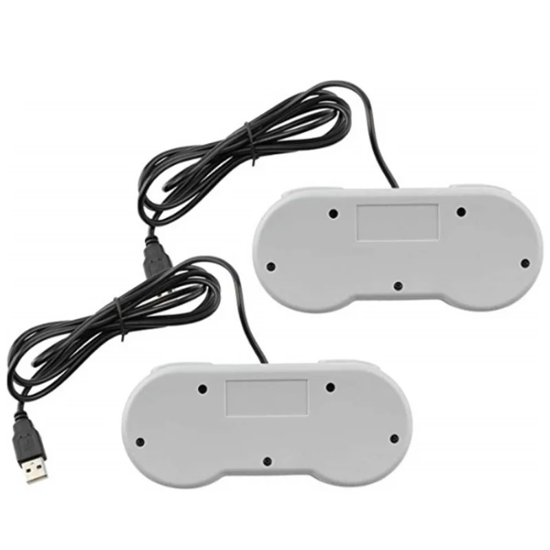 1 szt. Przewodowy kontroler Super USB Gamepad joysticki klasyczny Joypad do gier Nintendo SNES Windows PC komputer MAC