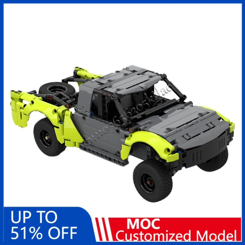 

385 PCS Car Trophy Truck MOC City Engineering Model Technology Building Block Creative Children Assembly Toy Christmas Gift