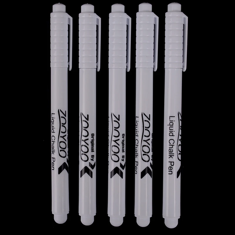 3PCS New white liquid chalk pen marker chalkboard blackboard pen erasable