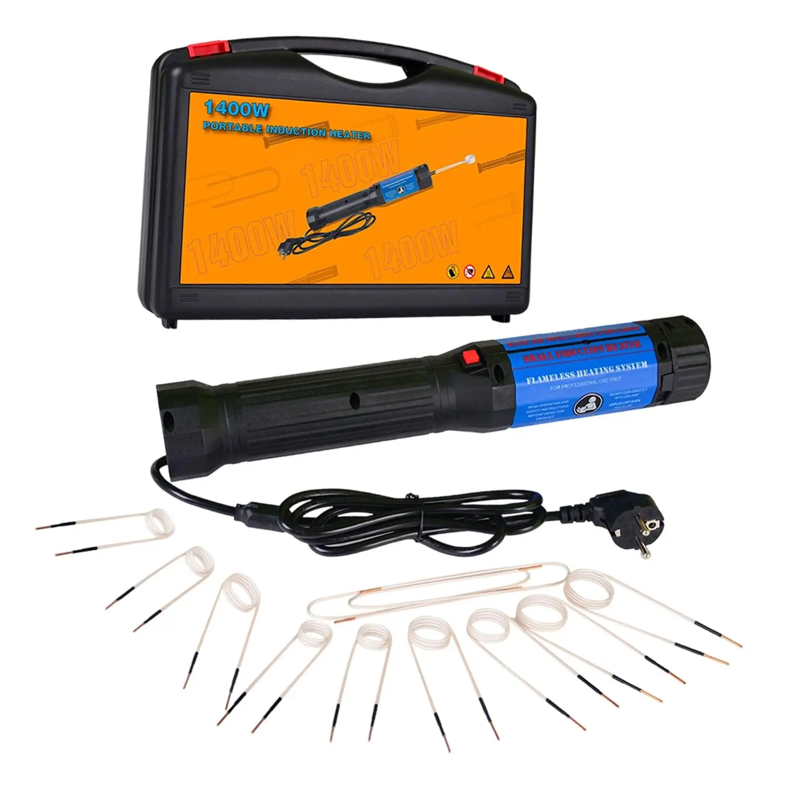 سخان الحث المغناطيسي مع صندوق تخزين، إزالة مسامير فعالة ومتانة