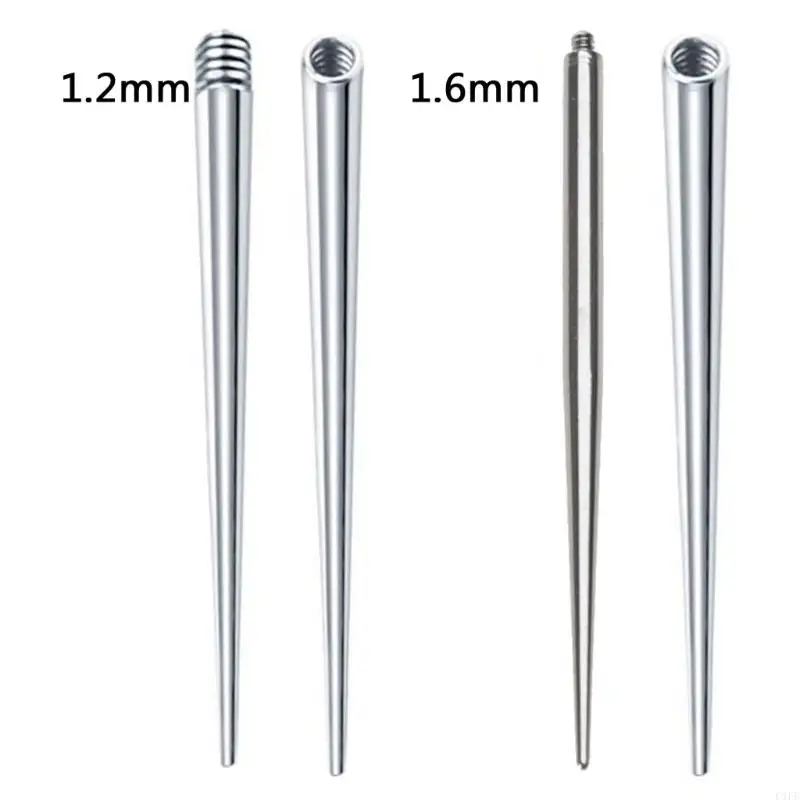 C1FE Internal and External Thread Rod Body Piercing Stretch Guide Rod Button Rod Assistant Tool for Nose/navel/nipples/lip