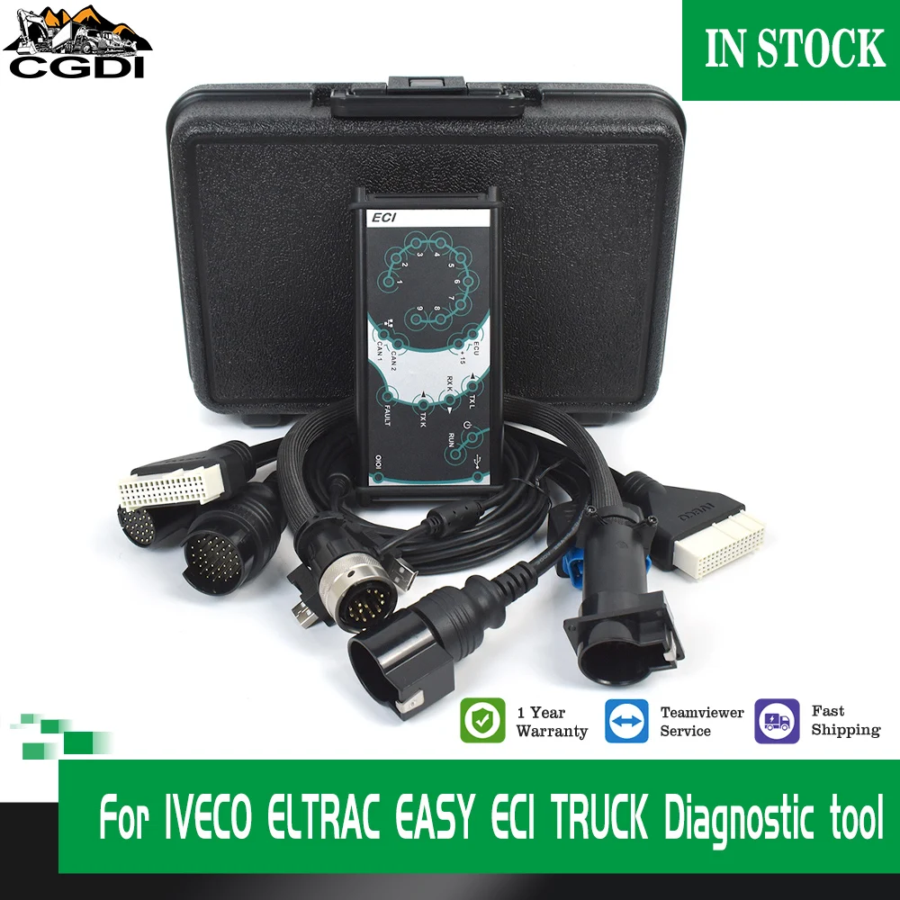 Para escáner de diagnóstico de camiones Eltrac para herramienta de interfaz de diagnóstico IVECO EASY ECI