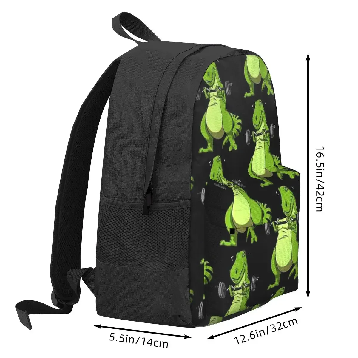 T-Rex Dinosaur Fitness Backpacks Boys Girls Bookbag Children School Bags Cartoon Laptop Rucksack Shoulder Bag Large Capacity