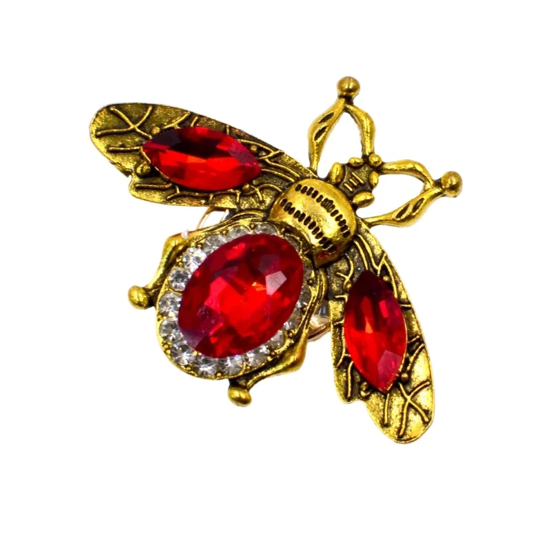 Vintage Rhinestone Bee Button Covers for Shirts Cuff Links Fashion Jewelry Cufflink Decoration Clothes Accessories