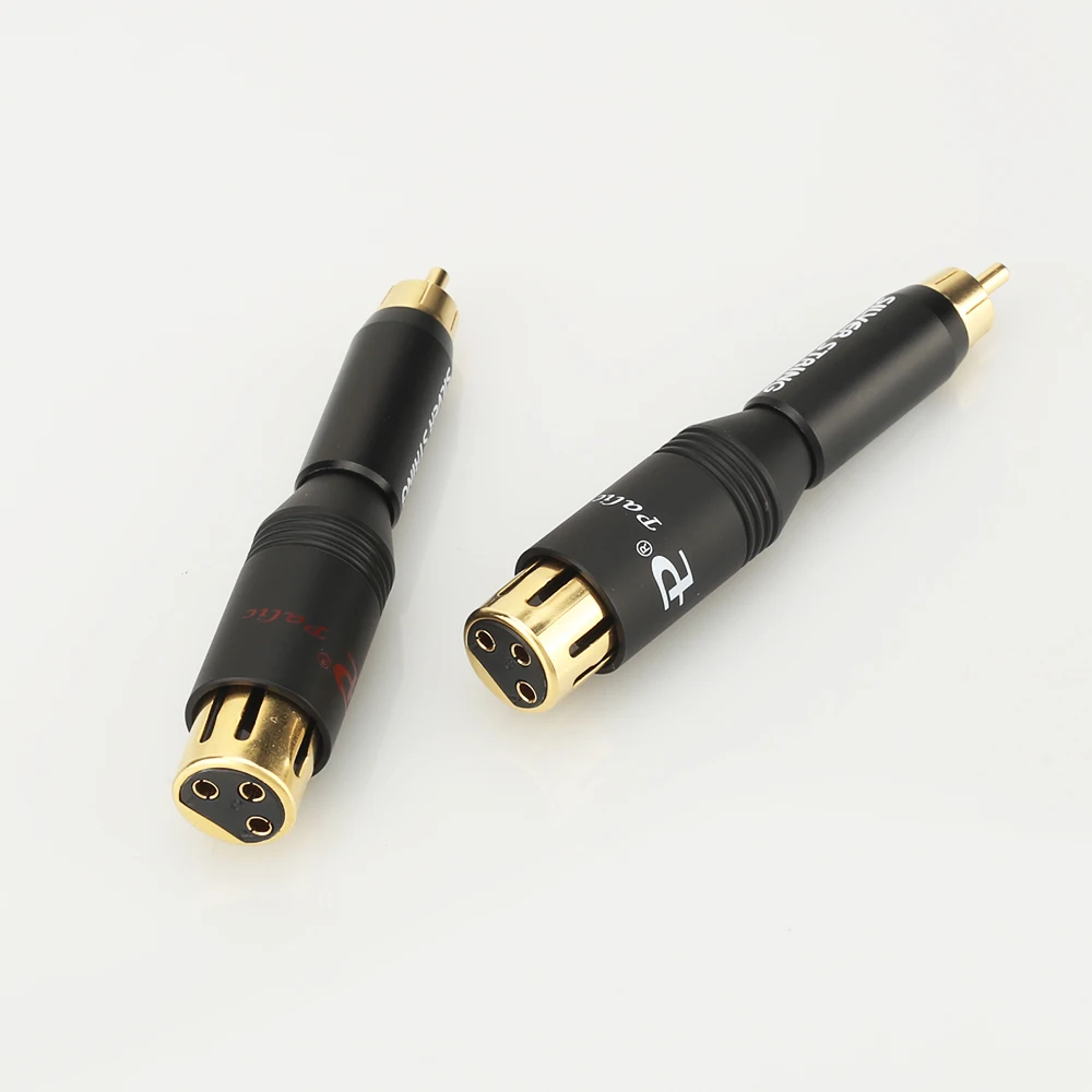 

High Performacn audio RCA Male to XLR Female Gold Plated adapter Connector for Amplifier 2male 2 female