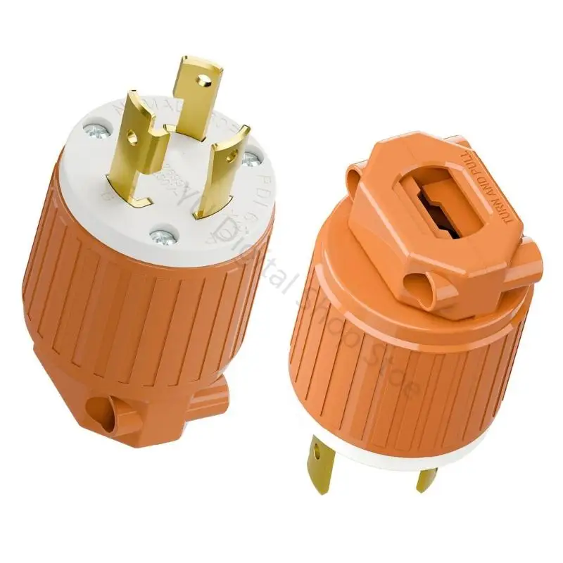 96BA Hochstrom 30A 250V NEMA L6 30P Twist Lock Stecker Haltbarkeit Gehäuse für Industrieanlagen – Detail 7