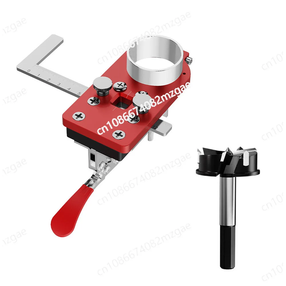 

Hinge opening auxiliary device Cabinet door hinge punching positioner Adjustable limiter 35mm woodworking drilling artifact