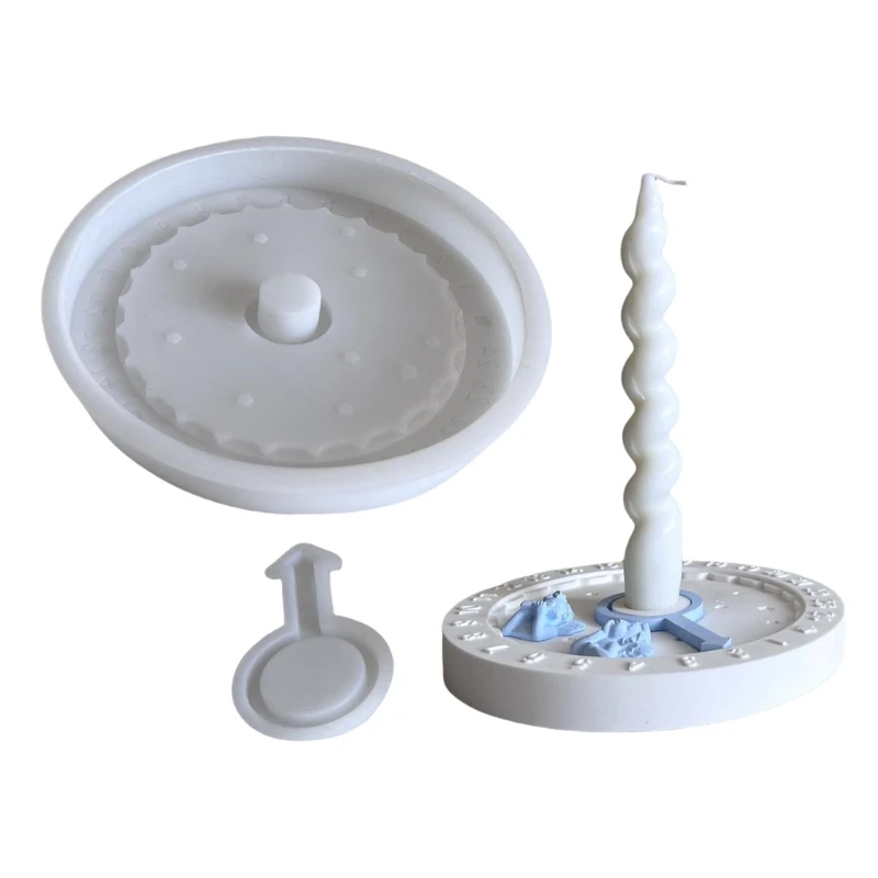 

Flexible Sturdy Silicone Molds Fashion Accessory for Making Unique Clock Shaped Candle and Home Decorations