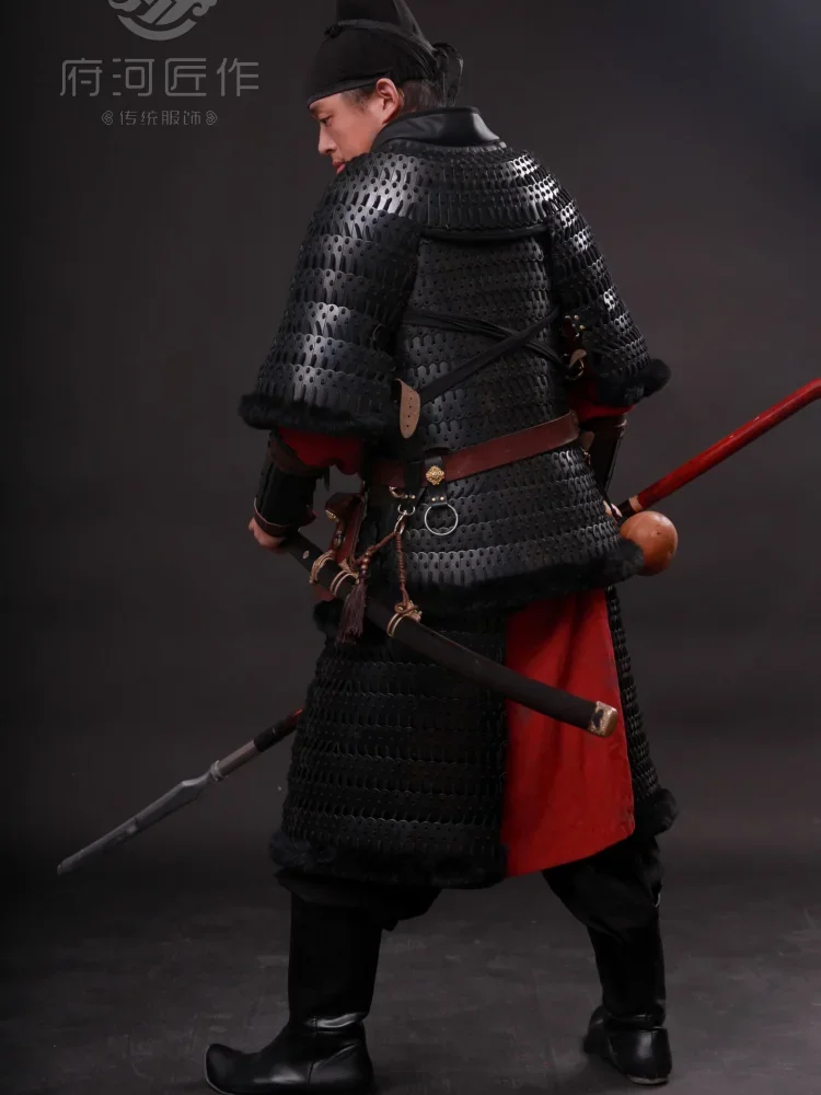 Tang Dynasty Xuanjia Army made armor Tiance general armor black warrior armor suit