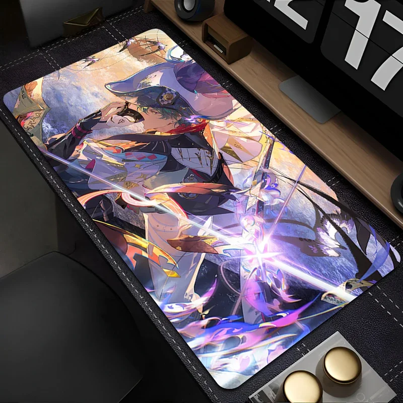 لوحة ماوس للكمبيوتر Wuthering Waves Mousepad كمبيوتر محمول Anime Brant Gamer لوحة مفاتيح مطاطية ملحقات ألعاب الكمبيوتر حصيرة ماوس سطح المكتب