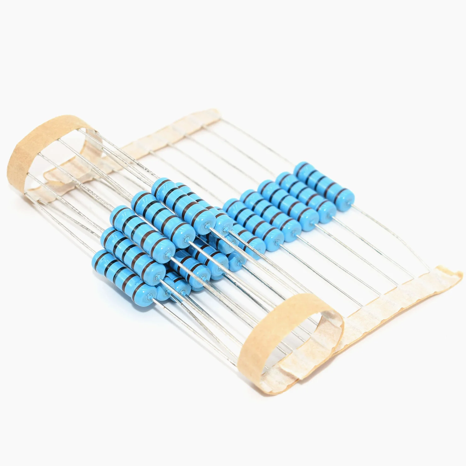 T88C 20 Buah 100 Ohm 1% 3W Resistor Film Logam 3 Watt 100R Resistor