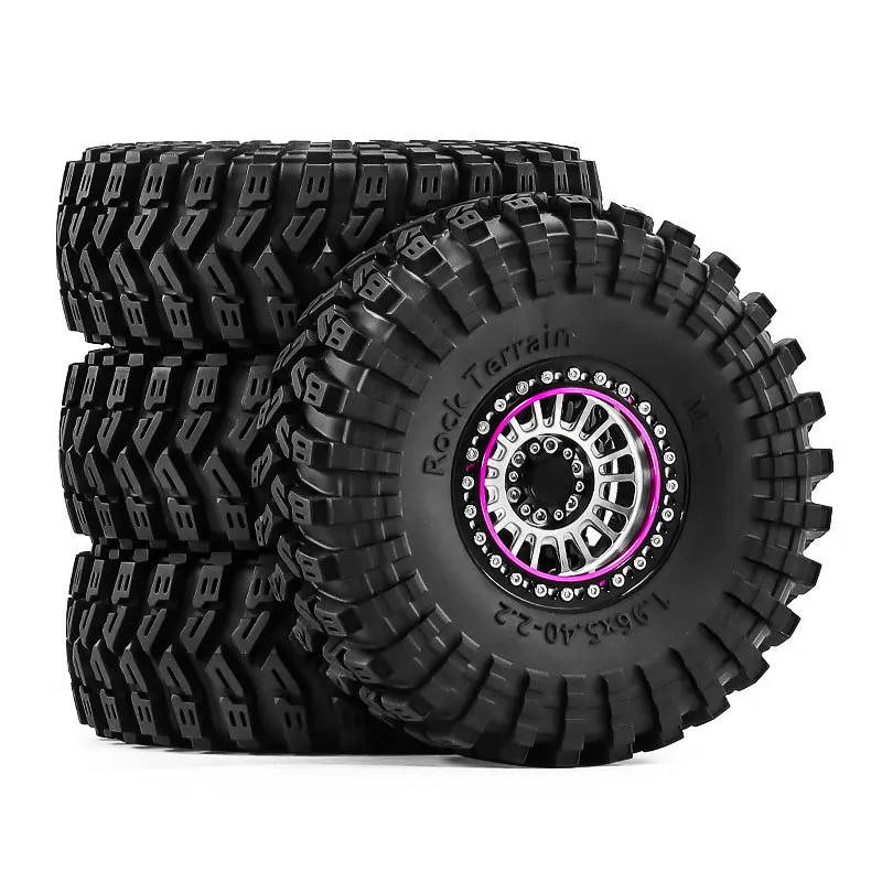 2.21-inch Climbing Bike Metal Wheel Hub Tire CROSS Easy to Control TRX4 SCX10 H8H Tire D410