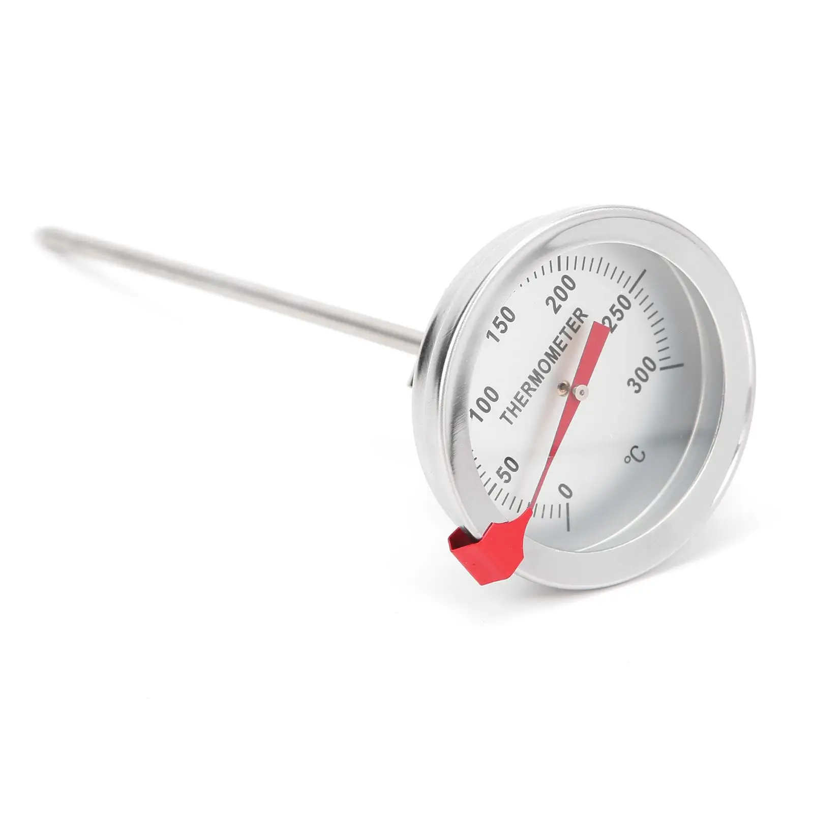 Frittiethermometer aus Edelstahl, 5 cm Zifferblatt, Frittierwerkzeug für Ölkochpfanne