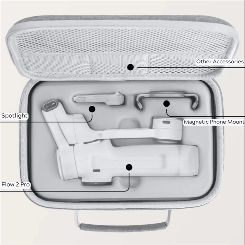 Untuk Insta360 Flow 2 Pro Tas Penyimpanan Tas Pembawa Gimbal Genggam untuk Flow 2 Pro Peningkatan Portabilitas dan Perlindungan