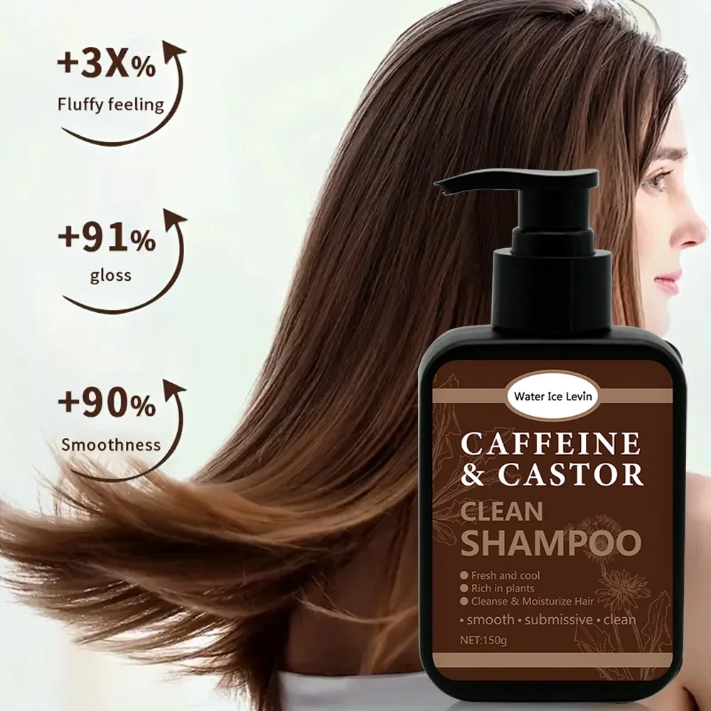 Nuovo Shampoo all\'olio di ricino nero giamaica per capelli addensa e rafforza aiuta a asciugare i capelli ricci e idratanti 150g