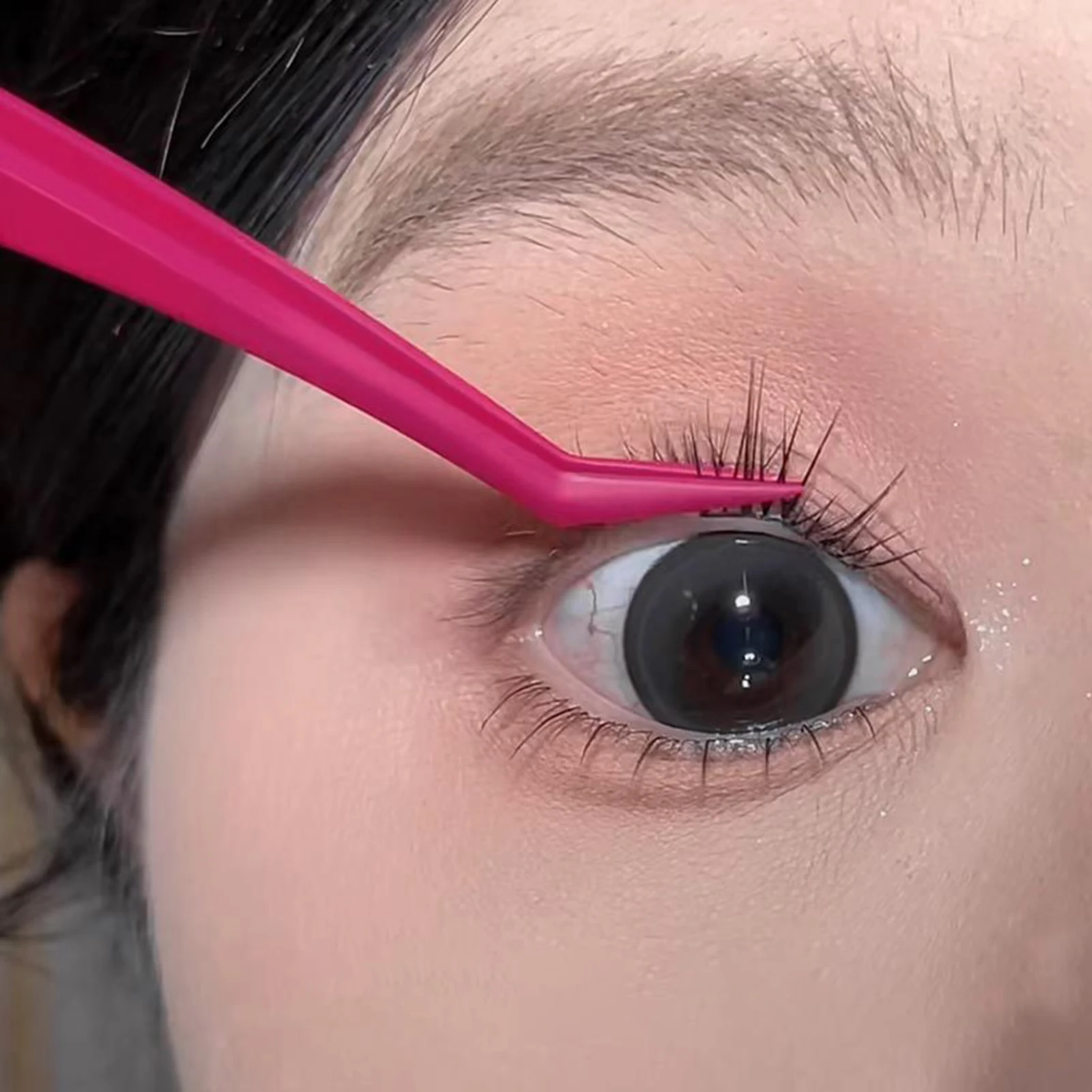 Pinzette professionali per estensione ciglia Strumenti per ciglia finte Punte non adesive dorate Pinzette in acciaio inossidabile da 13 cm Salone fai da te