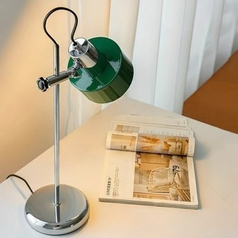 

Vintage contrasting color Bauhaus lifting desk lamp Italian VERKENNEN designer modern bedroom study lamp