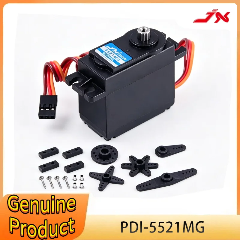 

JX Servo PDI-5521MG 20KG Servo High Precision Metal Gear Digital Standard Servo for RC Airplane Aircraft Glider Boat 1/10Car Toy