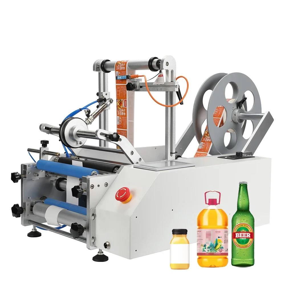 

Suitable for Small Business Perfume Bottle Labeling Machine Fully Automatic Desktop Round Bottle Labeling Machine