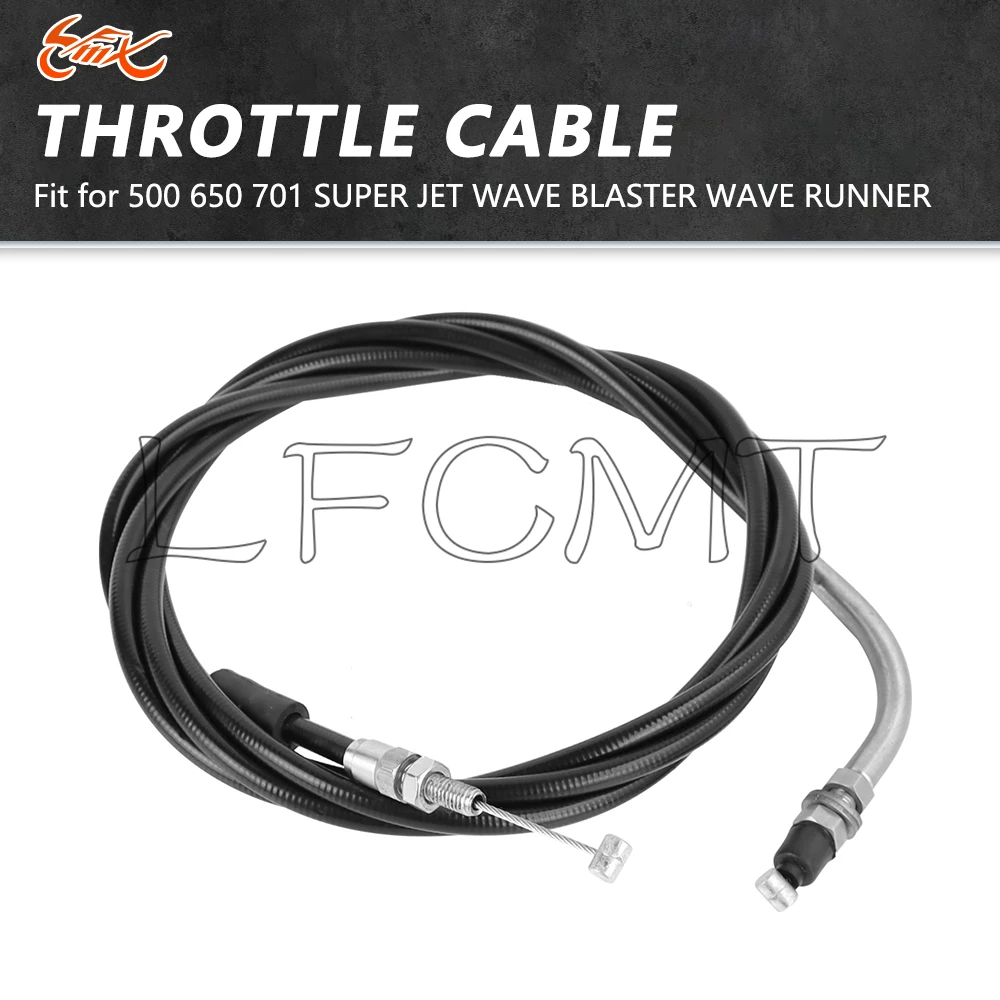Throttle Cable Replacement Parts Fit for 500WR 1987-1996 SUPERJET 650 701 WAVEBLASTER VXR FX1 WRIII WR LX WR III PRO VXR