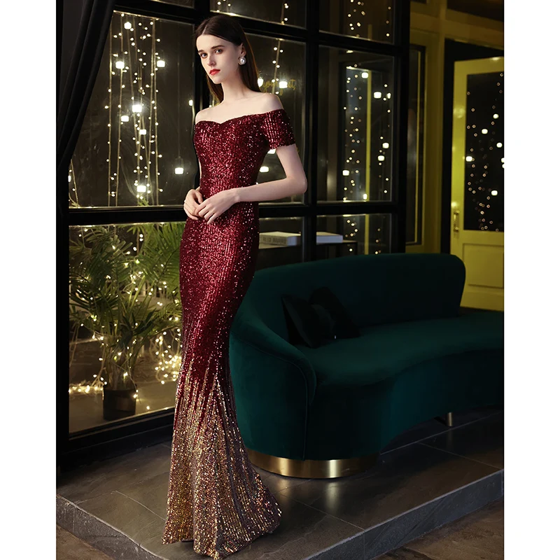 

Красное вечернее платье для женщин, приталенное, на одно плечо, по индивидуальному заказу, для церемонии вина, весеннее, для торжественных мероприятий