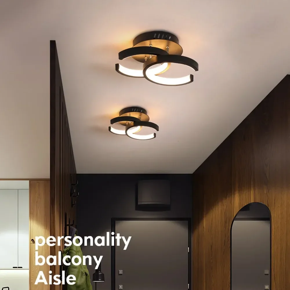 Modern LED Small Ceiling Lamp Minimalist Nordic Ceiling Lighting Fixtures Creative Porch Cloakroom Corridor Room Decor Lights